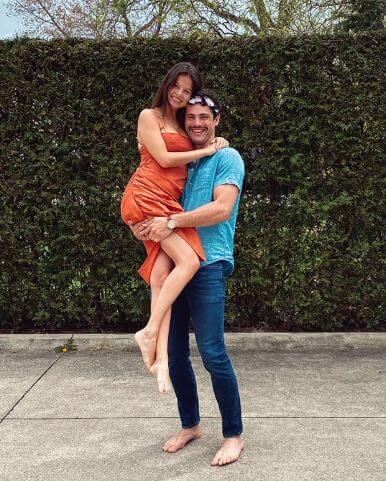 Christina Daddario's son Matthew with her daughter-in-law Esther.